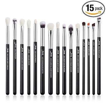 Jessup Pinceles de maquillaje de ojos Set Profesional para Sombra de Ojos