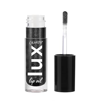 ColourPop x Twilight Lux Aceite Labial - Aceite Labial Hidratante con Tinte Transparente Formulado con Extracto de Manzanilla Rico en Antioxidantes y Aceite de Caléndula - Aceite Labial Negro No Graso