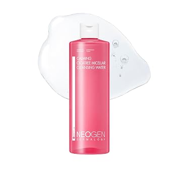 DERMALOGY by NEOGENLAB NEOGEN Agua de limpieza calmante Cica Tree Micelar 13.52oz (400ml) para pieles sensibles/Cuidado de la piel coreano/K-Beauty/limpieza suave