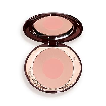 Charlotte Tilbury Rubor en polvo Cheek to Chic - Maquillaje de mejillas de dos tonos con un acabado radiante y luminoso - Color para construir que suaviza, pule y mezcla para un brillo que refleje la