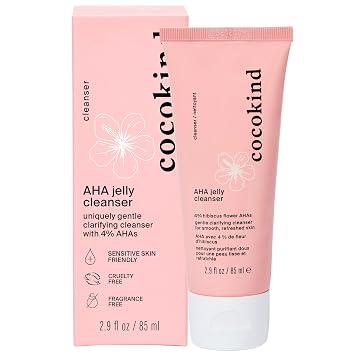 Cocokind AHA Jelly Cleanser, 2.9 Fl Oz