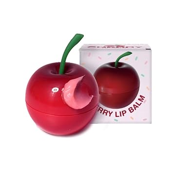 PRETTYSKIN Bálsamo labial vegano coreano hidratante, 0.31 oz. (0.32 oz) Textura suave, hidratante, brillo natural, brillante (cereza)
