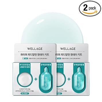 WELLAGE Hyper PDRN One-day Kit 2ea, Korean PDRN Salmon DNA Cuidado de la