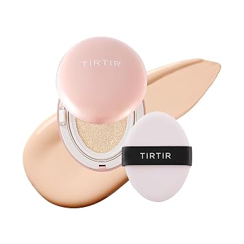 [*Tamaño mini*] TIRTIR All Cover Pink Cushion | Base de cojín coreana, (#13N Fair Ivory, 0.15 onzas líquidas)
