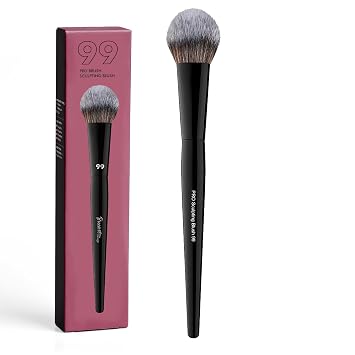Bueart Design PRO Brocha De Maquillaje Rubor Escultora 99, Cerdas Ultra