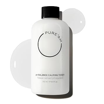PURE'AM Tónico calmante pH Balance, tóner coreano hidratante lechoso, 8.4