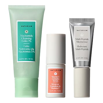Naturium Skincare Starter Set, 3 piezas de rutina de cuidado de la piel