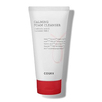 COSRX Limpiador de espuma calmante para el acné con ácido salicílico, 5.07