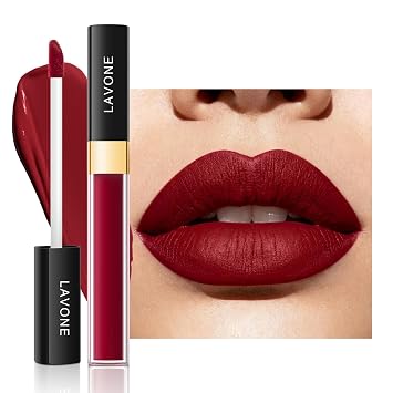 LAVONE Lápiz labial mate, lápiz labial de larga duración para mujer, fiesta