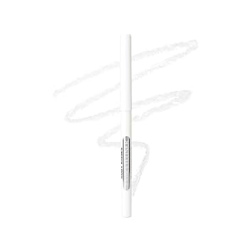 Ruby Kisses Delineador de ojos lápiz, delineador de ojos retráctil, impermeable, maquillaje de ojos a prueba de manchas, alta pigmentación, lápiz ocular de larga duración las 24 horas (blanco fuera)