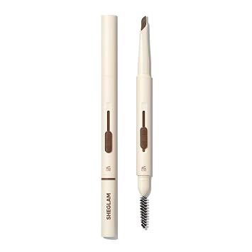 SHEGLAM Better Brows Lápiz de cejas de larga duración de doble punta, resistente al agua - Taupe