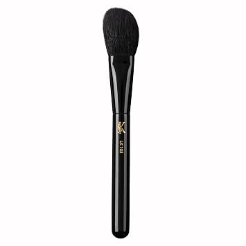 Kali Los Angeles Cepillo en ángulo para mejillas, pelo de cabra natural Sokoho, esculpe contorno y mezcla con precisión, lujo hecho a mano (LK 105)