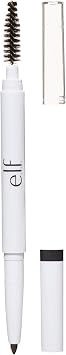 e.l.f. Lápiz de cejas Instant Lift, de doble cara, preciso, punta fina, forma, define, rellena cejas, contornos, peines, doma, 0.006 onzas, marrón oscuro, 1 unidad