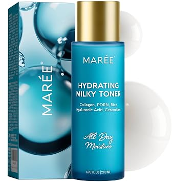 MAREE - Tónico lechoso hidratante para el rostro, tóner de arroz para el cuidado de la piel coreano