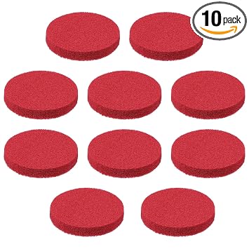 10Pcs Red Facial Clean Sponge Soft Round Facial Cleansing Sponges