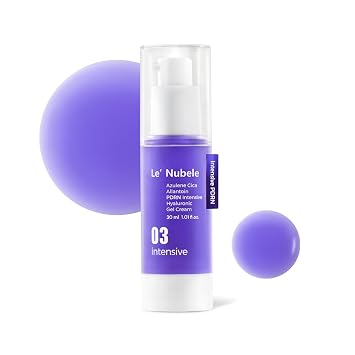 Le' Nubele Azulene Cica Allantoin PDRN - Crema de gel hialurónico intensivo para pieles sensibles, PDRN + escualano + alantoína + pantenol | Hidratante reafirmante y ligero, cuidado de la piel coreano