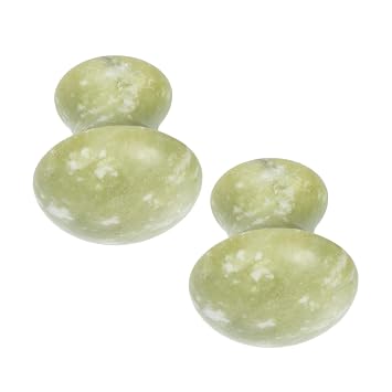 2Pcs Jade Facial Roller Mushroom Massager for Face Massage