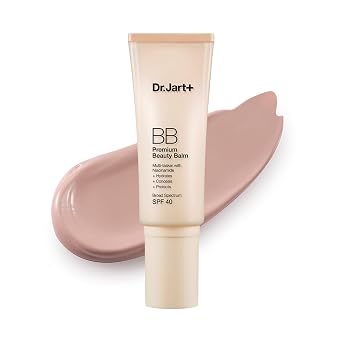 Dr.Jart+ Crema hidratante teñida coreana BB prémium con SPF 40 y niacinamida | crema bb | tinte de piel | maquillaje coreano, 1.35 onzas líquidas