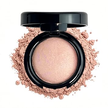 Solo horneado Blush Sheer Champagne Powder para mejillas Glowy Blushes