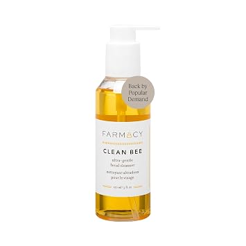 Farmacy Clean Bee - Jabón facial suave para piel sensible, 5.1 fl oz