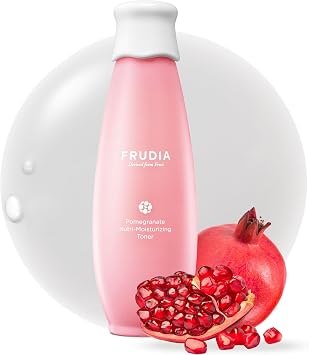 FRUDIA Tónico facial hidratante nutritivo de granada (6.59 onzas) – Tónico facial coreano reafirmante para la piel con 87% de extracto de granada, colágeno vegano y relleno BL-UP para antienvejecimiento | Vegano y libre de crueldad