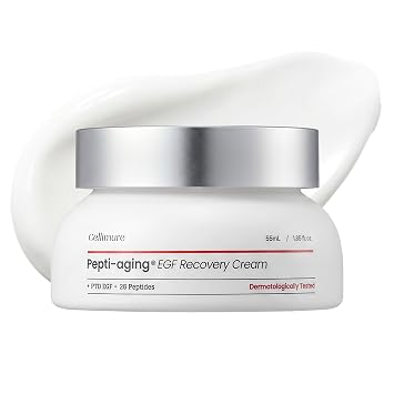 Crema de recuperación de EGF con pepti-envejecimiento, 1.85 fl.oz