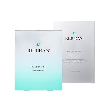 REJURAN Mascarilla coreana profesional dúo – Rotación y protección de la piel con c-PDRN® 5 paquetes de juegos, tratamiento de ADN de salmón para humedad profunda, recuperación de la piel, elasticidad