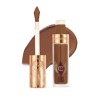 Charlotte Tilbury AIRbrush Corrector de desenfoque impecable – Corrector para ojeras, manchas y más – Hidratante, cobertura completa con un acabado mate natural
