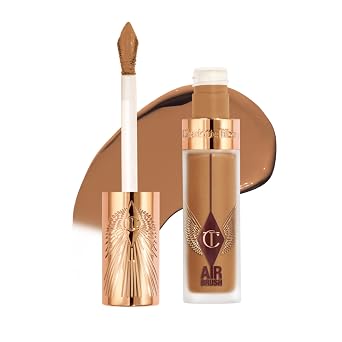 Charlotte Tilbury AIRbrush Corrector de desenfoque impecable – Corrector para ojeras, manchas y más – Hidratante, cobertura completa con un acabado mate natural