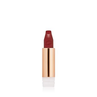 Charlotte Tilbury Hot Lips 2.0 - Lápiz labial hidratante de larga duración con extractos de orquídeas y antioxidantes, acabado satinado construible para labios de aspecto más completo