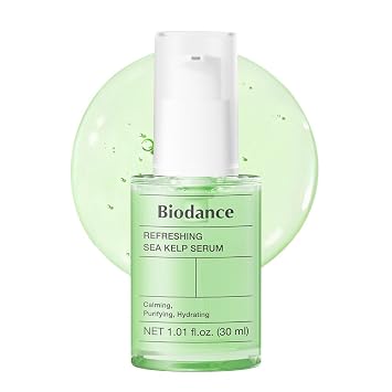 BIODANCE Suero refrescante de algas marinas, control de aceite y sebo, calmante y calmante para pieles grasas y combinadas, piel sensible, cuidado de la piel coreano | 1.01 onzas líquidas x 1 ea