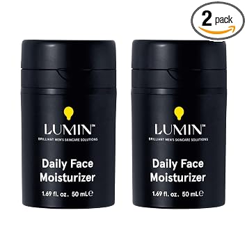 Lumin Hidratante facial diario para hombres | Crema hidratante ligera