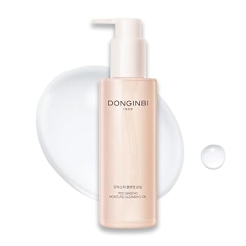 Donginbi Aceite limpiador de humedad de ginseng rojo, regalos de Año Nuevo para mujeres, cuidado de la piel coreano suave, no grasoso, hipoalergénico, elimina el maquillaje grueso, limpiador facial
