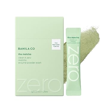 BANILA CO Clean It Zero Matcha Enzyme Powder Wash (0.04 oz x 25 ea)
