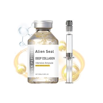 Ampolla de elevación intensiva de péptido de seda | Hidrata, reafirma y levanta, esencia facial coreana antienvejecimiento, suaviza las arrugas, mejora la elasticidad | Regalo de Navidad para mujeres, 1.7 fl oz/1 ampolla (1 unidad, 1)