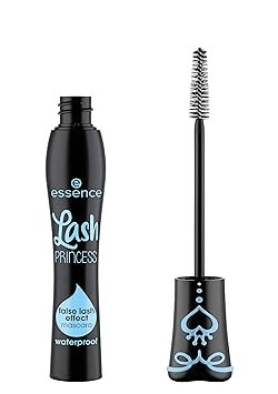 essence | Máscara de pestañas con efecto de pestañas postizas a prueba de agua | Vegana y libre de crueldad | Para longitud y volumen (Paquete de 1)