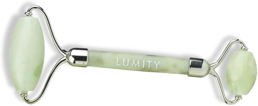 LUMITY Jade Roller. Luxurious Jade Roller - a Skincare Essential. Designed to aid Lymphatic Drainage, Reduce Puffiness and Release Tension in Facial Muscles