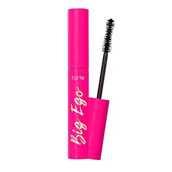 tarte big ego mascara – Ultra-Black, Long-Wear Vegan Mascara for Fuller, Longer, Volumized Lashes, Cruelty Free