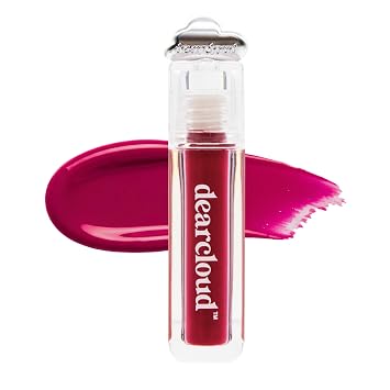 dearcloud Color Crush Lip Tint - Brillo de labios para mujer - Bálsamo labial teñido con escualano - Jammy (0.13 onzas)