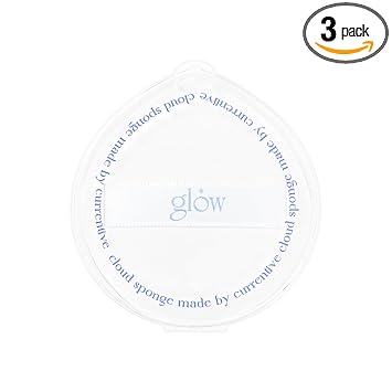 esponja de nube resplandor 3EA, maquillaje coreano, 0.13 libras