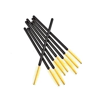 50 piezas de cepillo de limpieza desechables para alimentador, cepillos de rímel de pestañas versátiles para comederos de joyas y niños y niñas