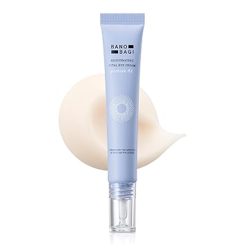 Banobagi PDRN Crema de ojos – Crema para debajo de los ojos para hinchazón y bolsas, cuidado de la piel coreano con centella, pantenol y b-PDRN | Reafirmante e hidratante, sin fragancia, 0.5 onzas líquidas