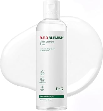 Dr.G R.E.D. Tónico calmante transparente para imperfecciones, 10.14 onzas