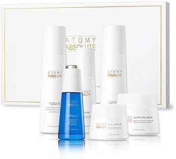 Absolute Skincare Set - Toner, ampolla, suero, loción, complejo ocular, crema nutricional | Korean Skincare l Moisturizer