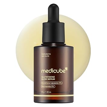 medicube Suero de brillo de glutatión, piel brillante de vidrio coreano, cuidado de la piel coreano 1.05 oz.