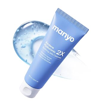 ma:nyo Manyo Azulene Hyaluronic 2X Limpiador calmante de gelatina, 4.05 fl
