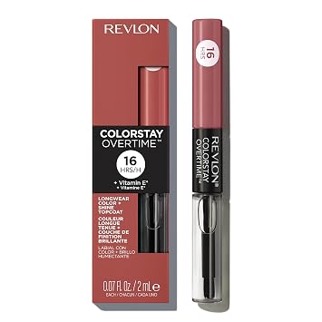 Revlon ColorStay Overtime Lipcolor, 350 Bare Maximum, 0.07 fl oz