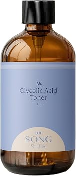Dr Song Tónico de ácido glicólico 8% - AHA Exfoliante para suavizar la piel, manchas oscuras, arrugas, líneas finas, cuidado de la piel coreano (8%)
