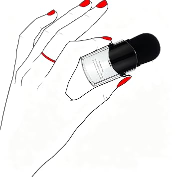 Mini brocha para polvo de viaje, base de viaje, brocha de maquillaje retráctil para polvo mineral, contorneador, bronceador, protector solar, base crema (1 unidad)