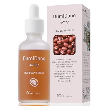 Red Bean Serum - Fórmula coreana tradicional vegana para el cuidado de la piel, antienvejecimiento y nutritiva con extracto de frijol rojo fermentado y extractos de algas, 1.7 fl oz | 1.69 onzas líquidas